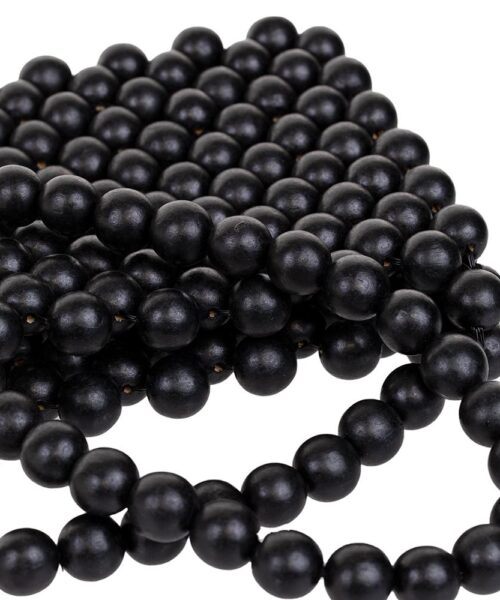 Mia black small beadbag